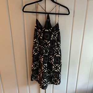 Madewell - size 2 - black patterned dress